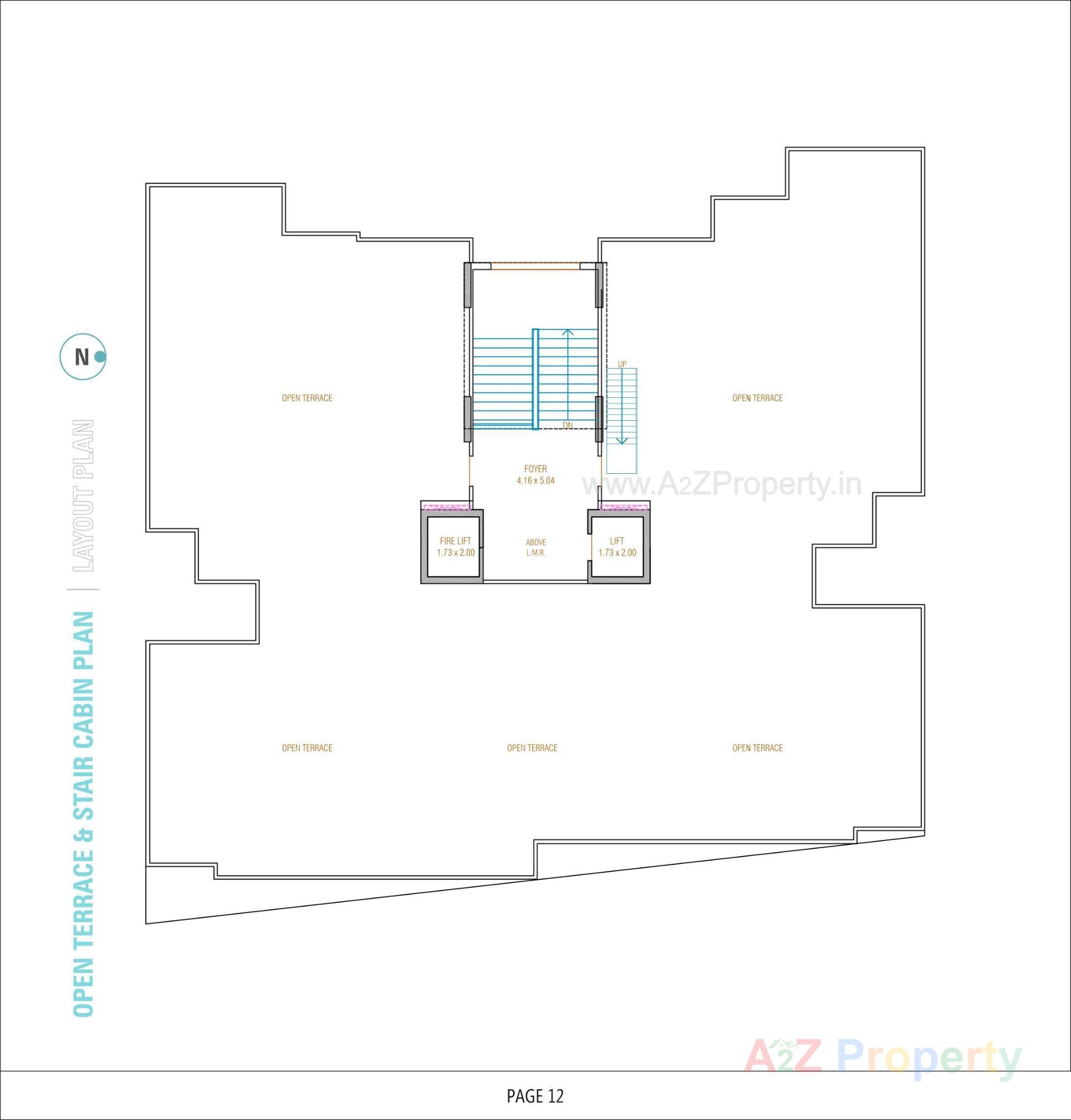 Layout of real estate project Swarnim Heights located at Tragad, Ahmedabad, Gujarat