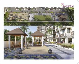 Elevation of real estate project Swarnim Sky Swarnim Bunglows located at Jagatpur, Ahmedabad, Gujarat