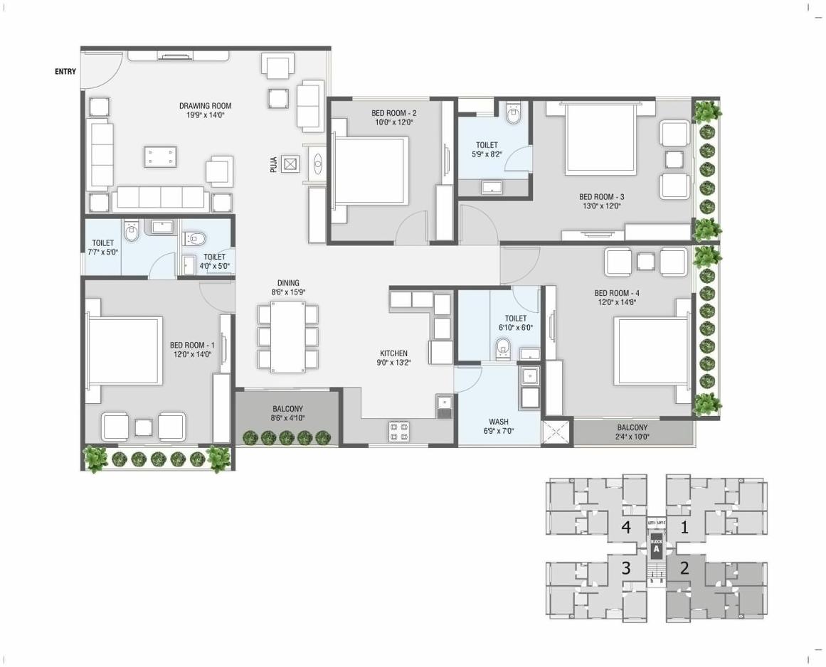 Layout of real estate project Swarnim Sky Swarnim Bunglows located at Jagatpur, Ahmedabad, Gujarat