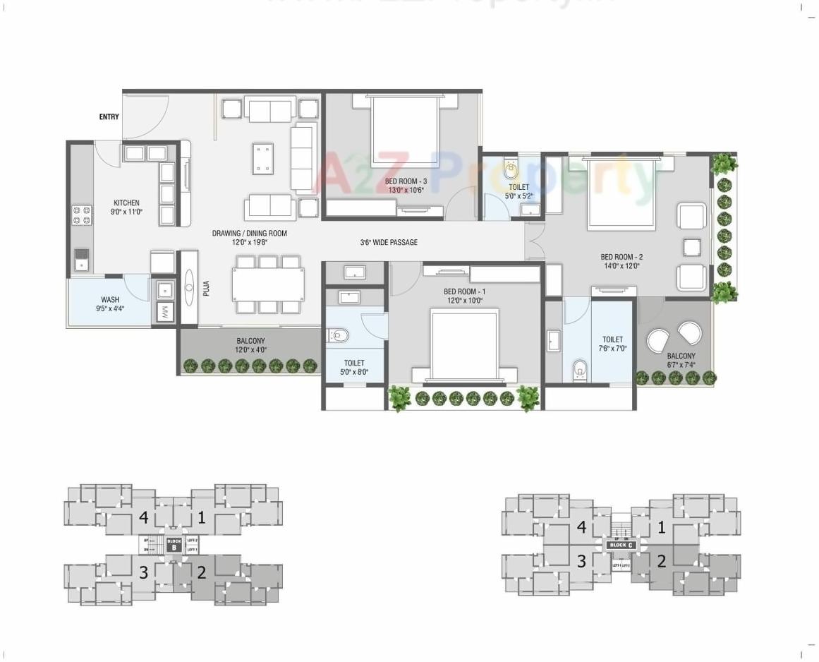 Layout of real estate project Swarnim Sky Swarnim Bunglows located at Jagatpur, Ahmedabad, Gujarat