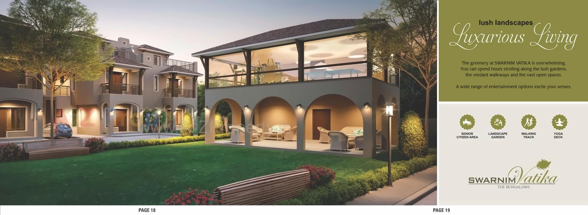 3D Elevation of real estate project Swarnim Vatika located at Ahmedabad, Ahmedabad, Gujarat