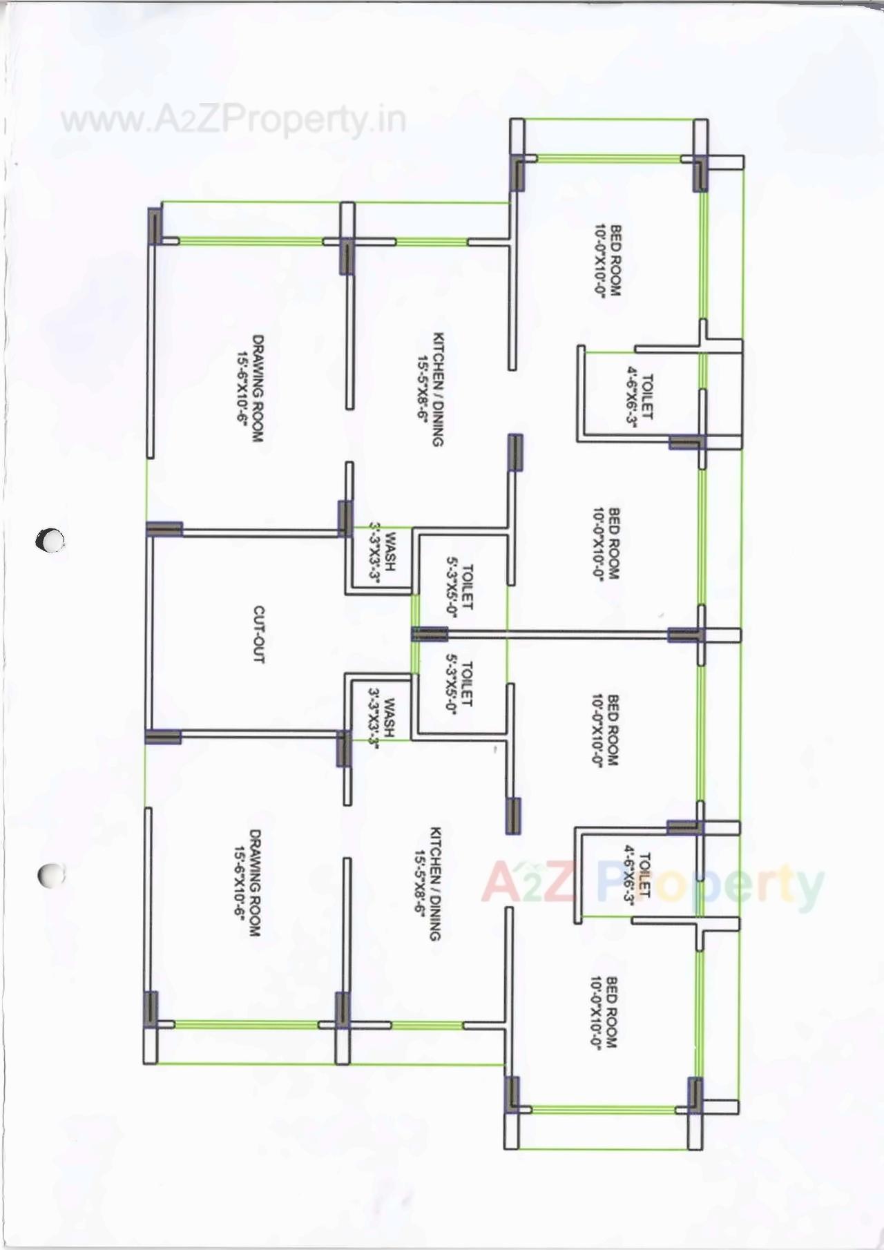 Layout of real estate project Swastik Avenue located at Bopal, Ahmedabad, Gujarat