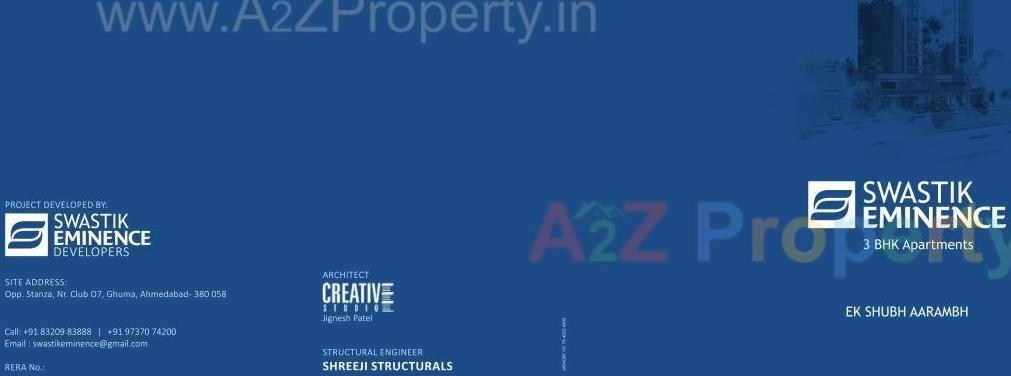 of real estate project Swastik Eminence located at Ghuma, Ahmedabad, Gujarat