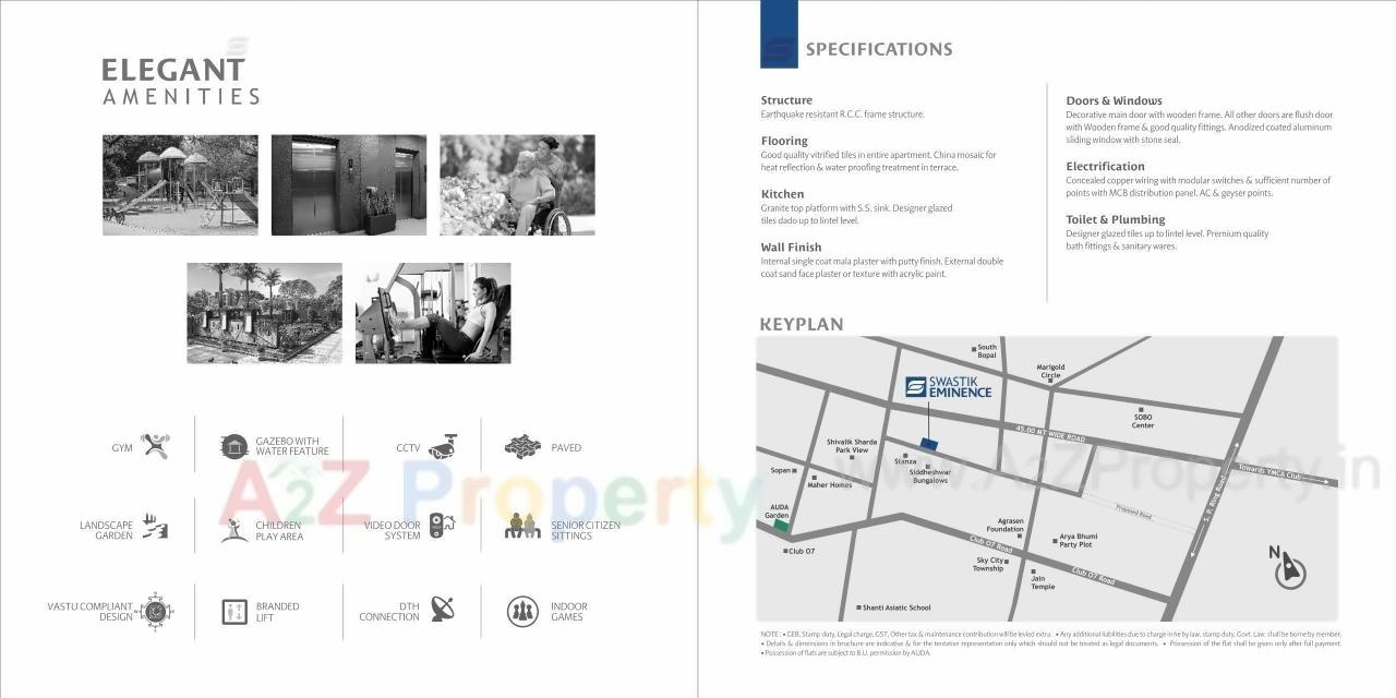  of real estate project Swastik Eminence located at Ghuma, Ahmedabad, Gujarat