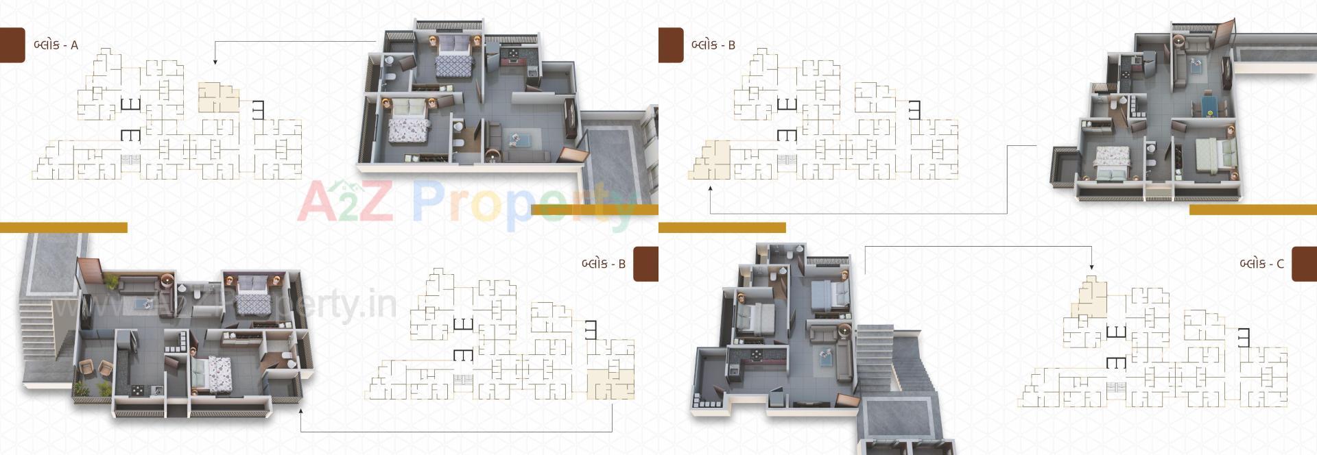Layout of real estate project Swastik Enclave located at Vatva, Ahmedabad, Gujarat