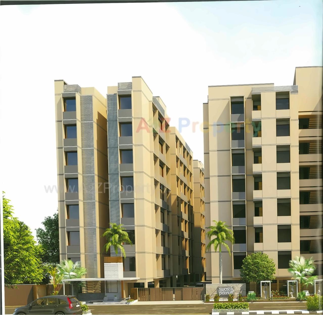 3D Elevation of real estate project Swastik Platinum located at Vatva, Ahmedabad, Gujarat