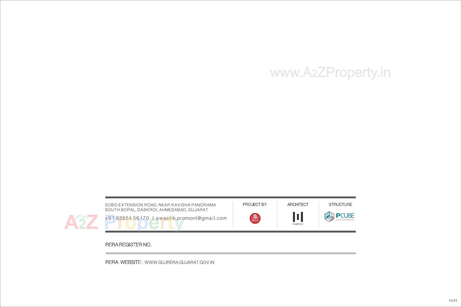  of real estate project Swastik Promont located at Ghuma, Ahmedabad, Gujarat