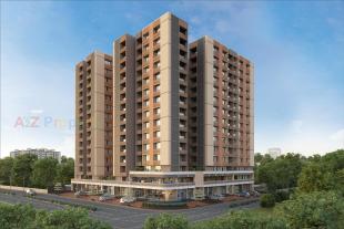 Elevation of real estate project Swastik Promont located at Ghuma, Ahmedabad, Gujarat