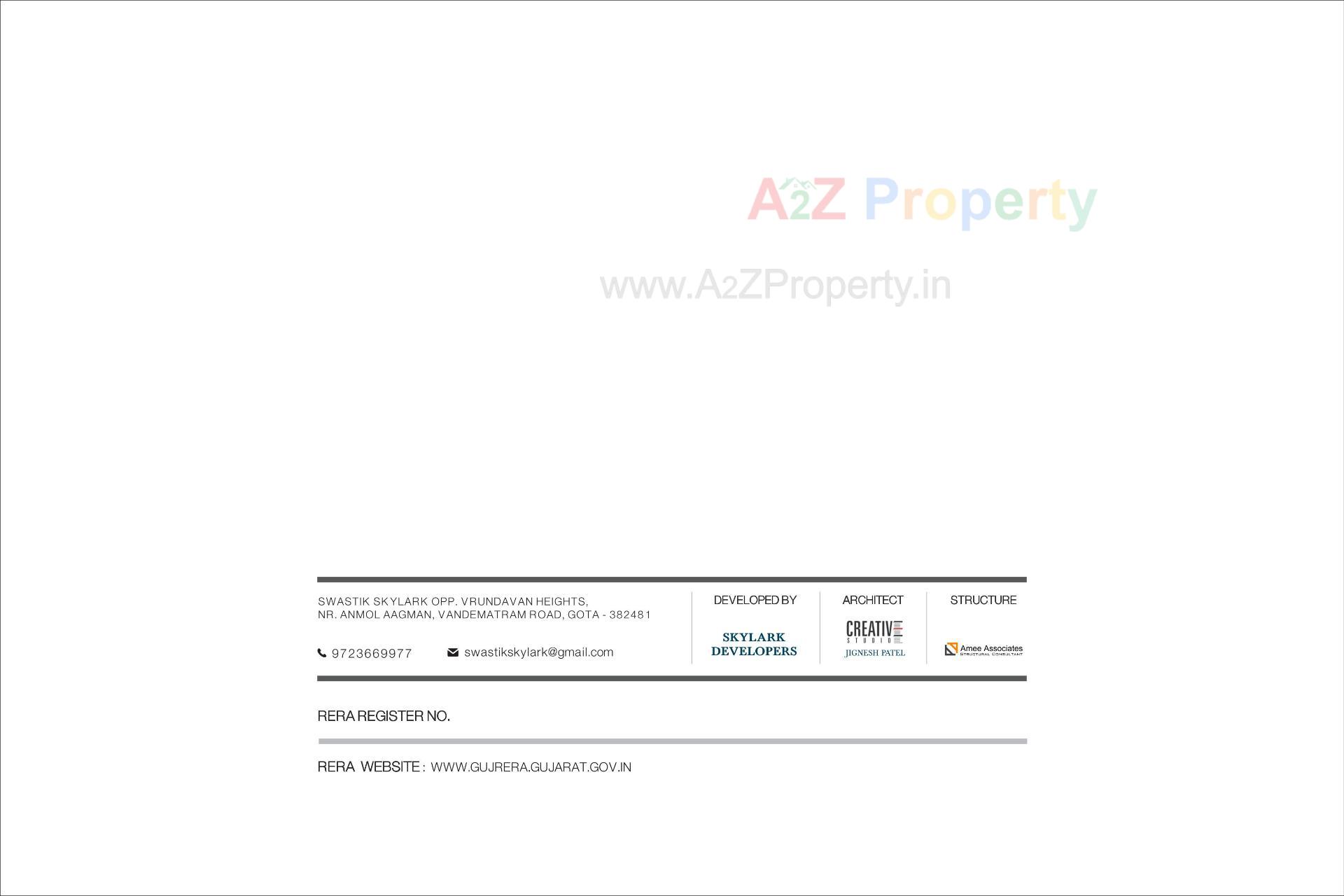  of real estate project Swastik Skylark located at Gota, Ahmedabad, Gujarat