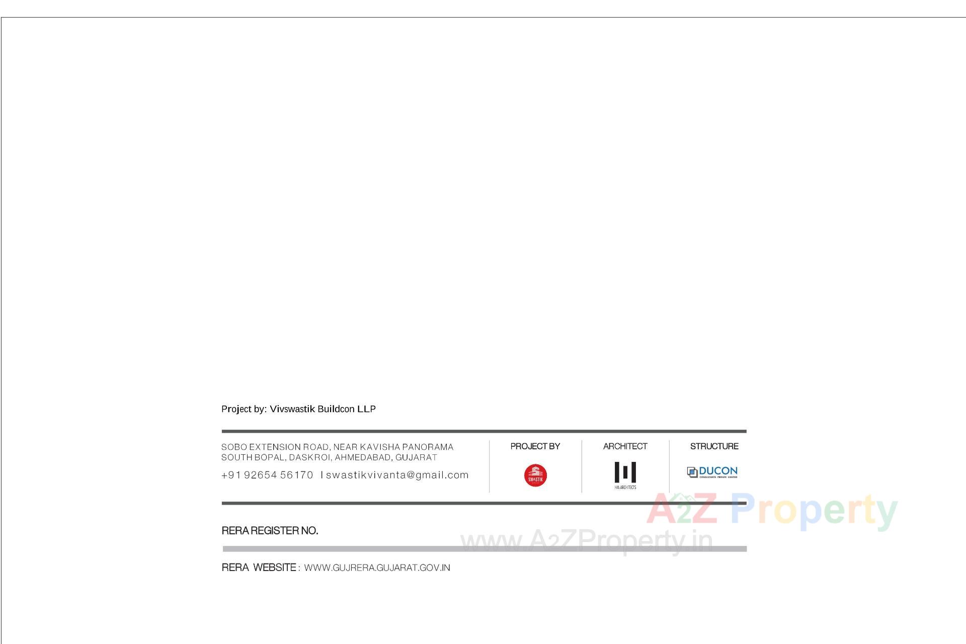  of real estate project Swastik Vivanta located at Ghuma, Ahmedabad, Gujarat