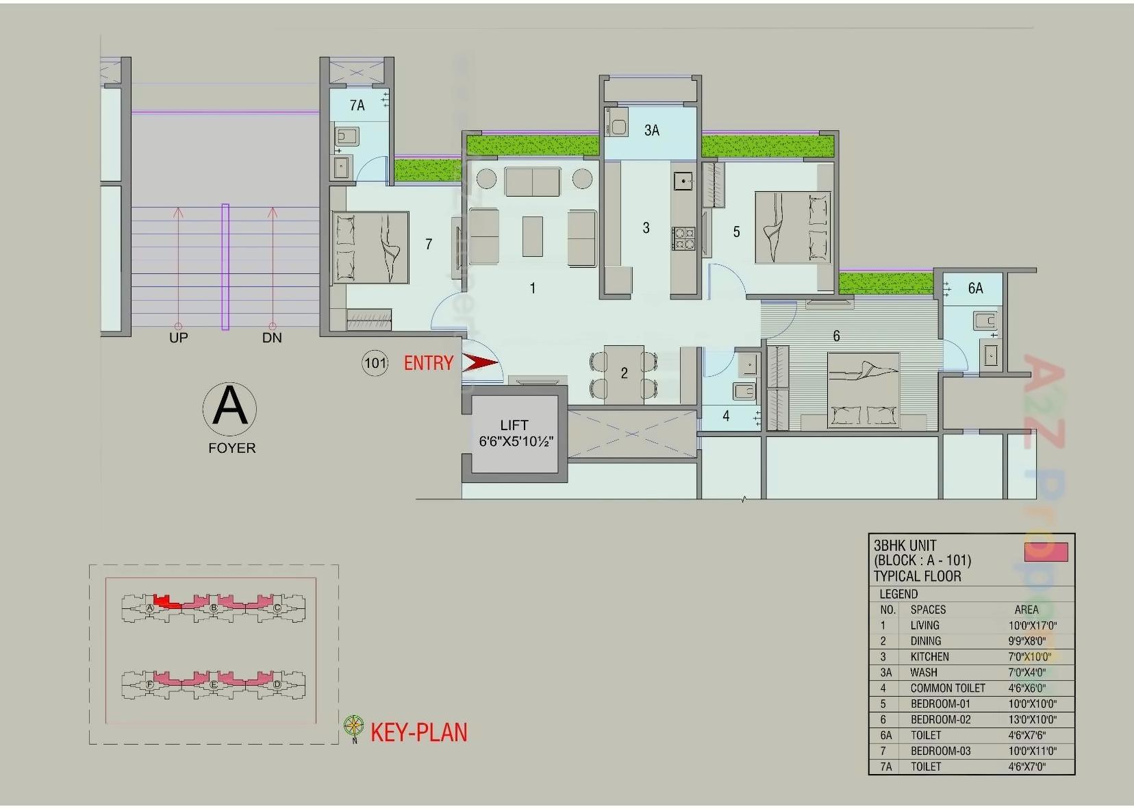 Layout of real estate project Swati Chrysantha located at Shela, Ahmedabad, Gujarat