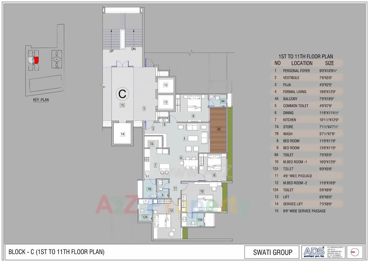 Layout of real estate project Swati Crimson Clover located at Shilaj, Ahmedabad, Gujarat