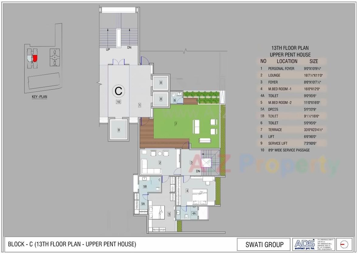 Layout of real estate project Swati Crimson Clover located at Shilaj, Ahmedabad, Gujarat