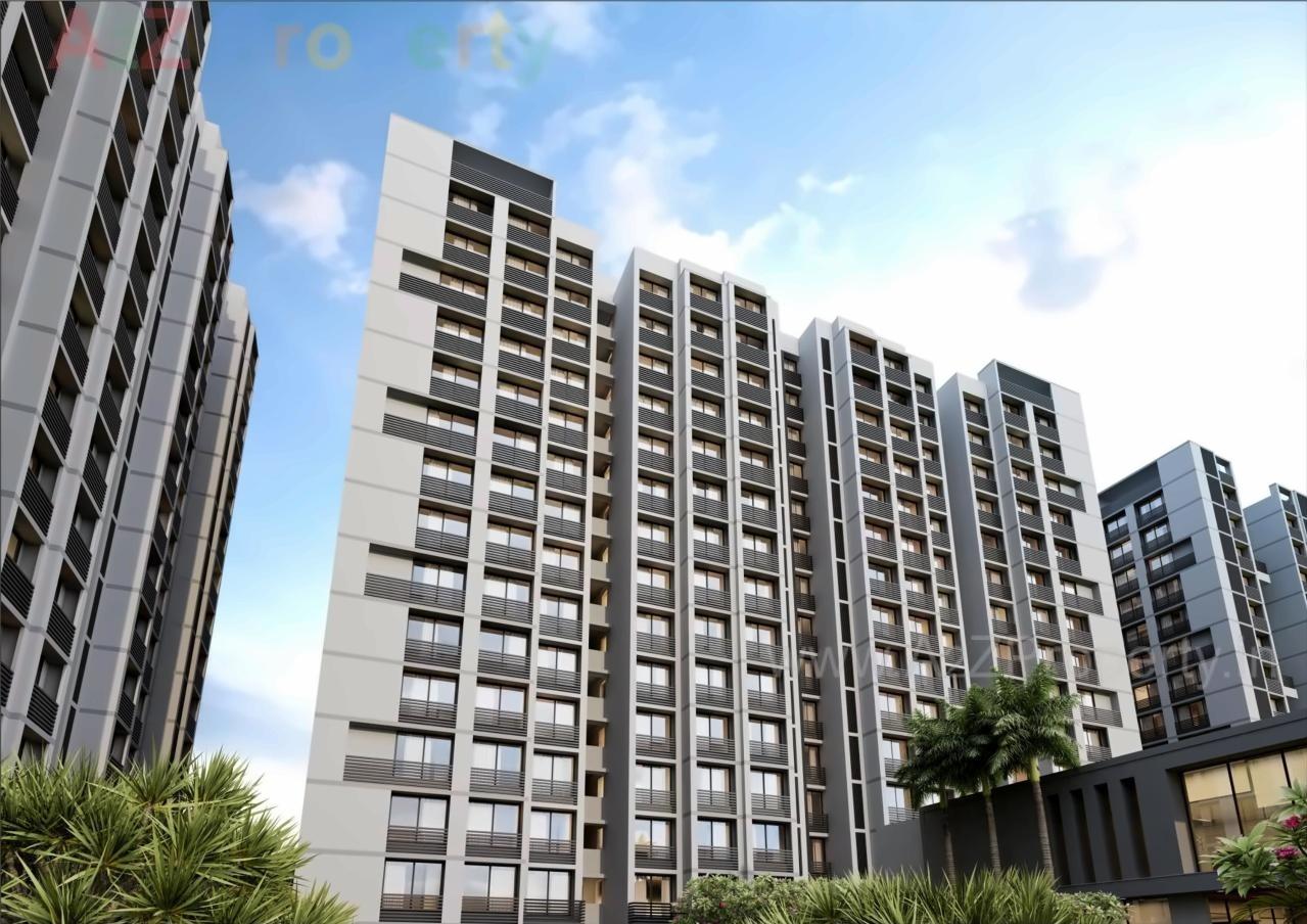 3D Elevation of real estate project Swati Florence located at Ahmedabad, Ahmedabad, Gujarat