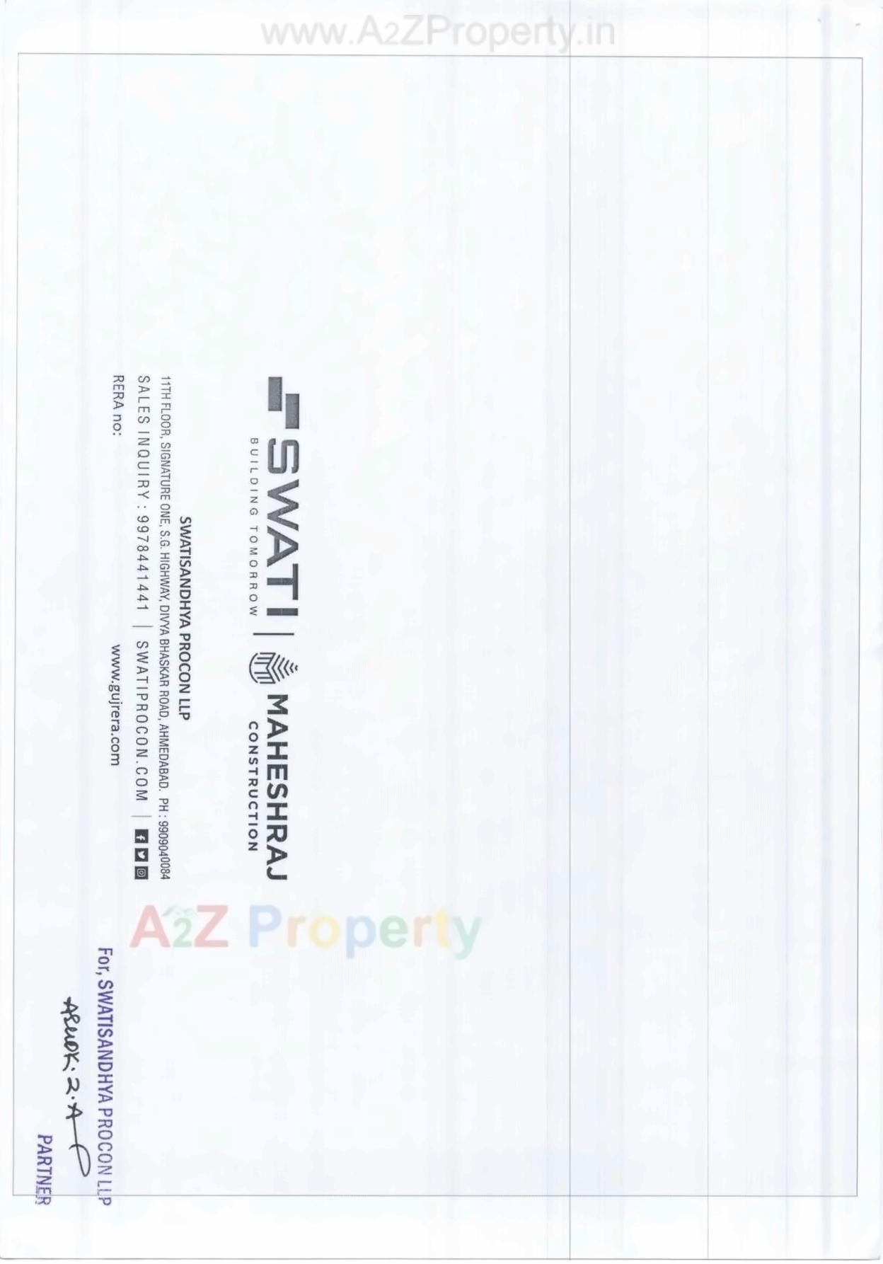  of real estate project Swati Parkside located at Ahmedabad, Ahmedabad, Gujarat