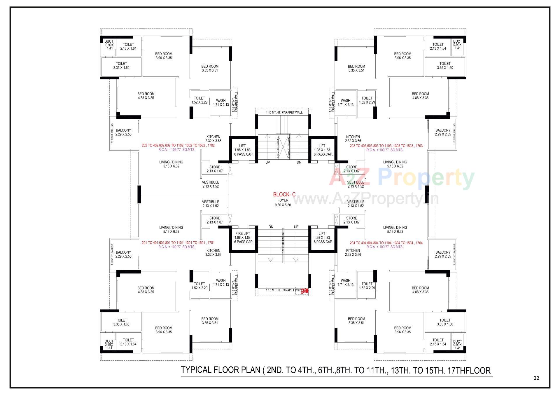 Layout of real estate project Swati Premier located at Sarkhej, Ahmedabad, Gujarat