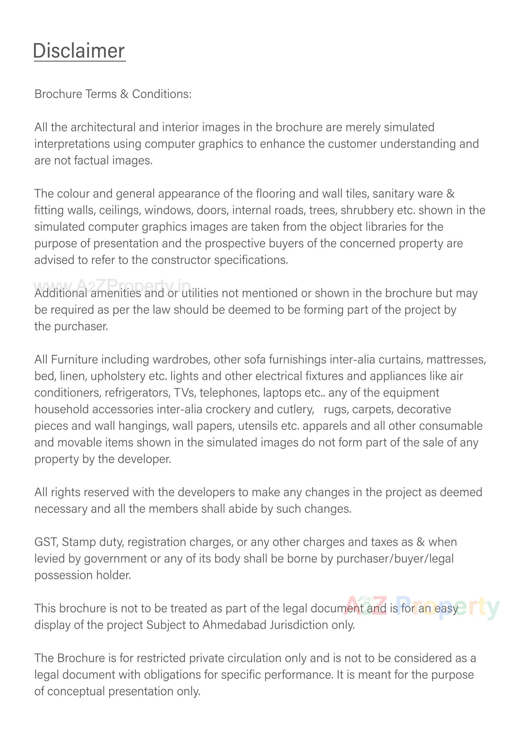  of real estate project Swati Symphony located at Bodakdev, Ahmedabad, Gujarat