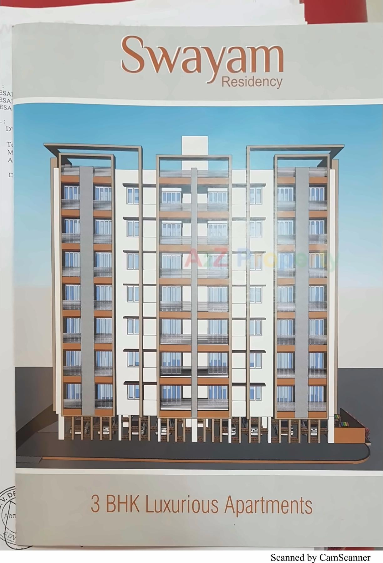 3D Elevation of real estate project Swayam Residency located at Memnagar, Ahmedabad, Gujarat