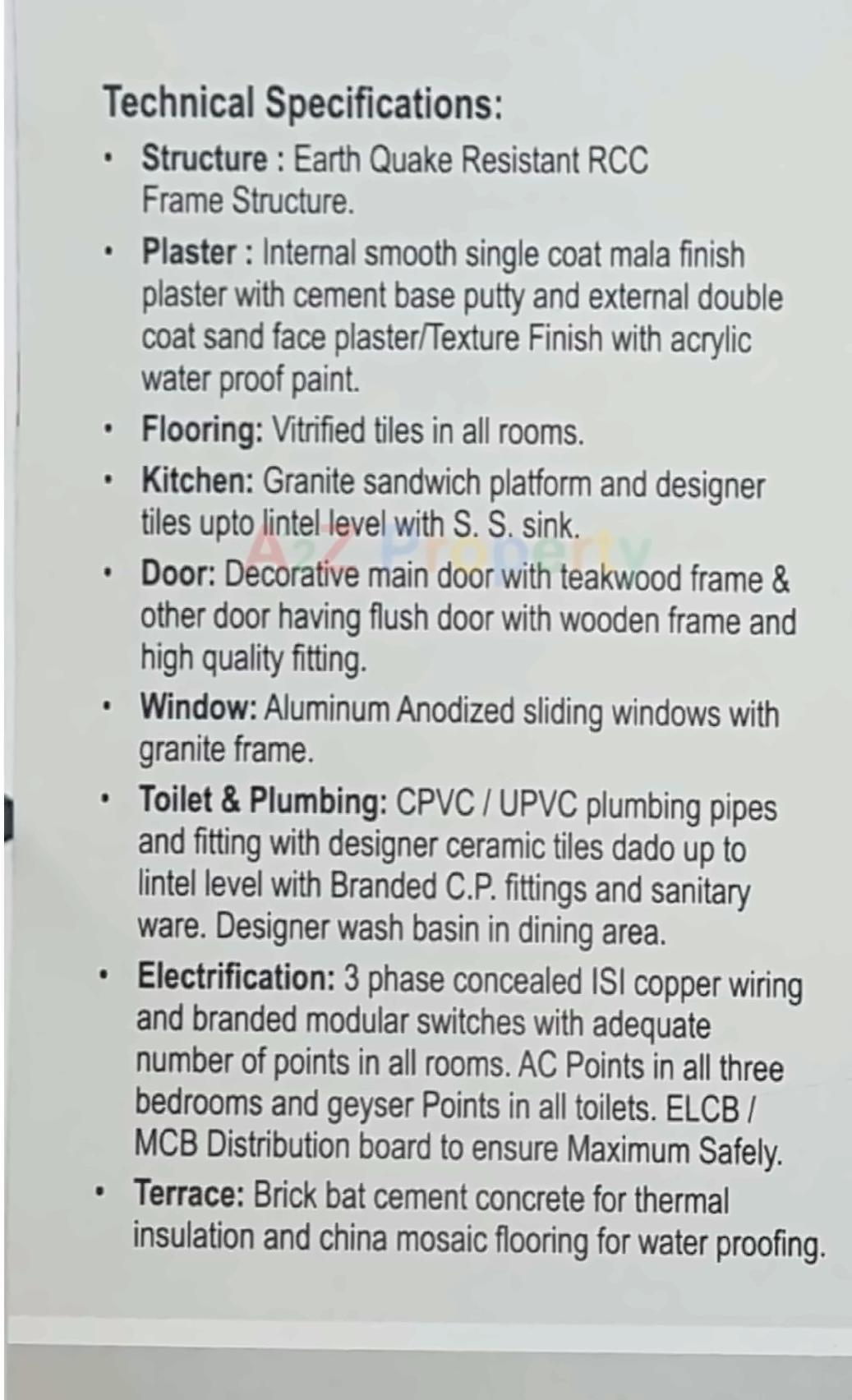 Project Specifications