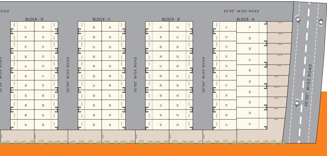 Layout of real estate project Swetayan Industrial Park located at City, Ahmedabad, Gujarat