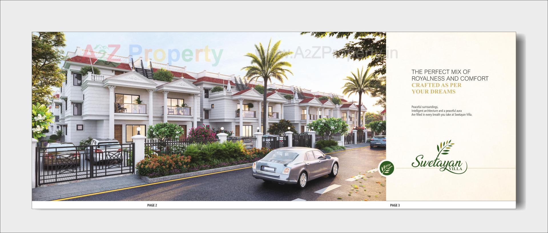 3D Elevation of real estate project Swetayan Villa located at Hathijan, Ahmedabad, Gujarat