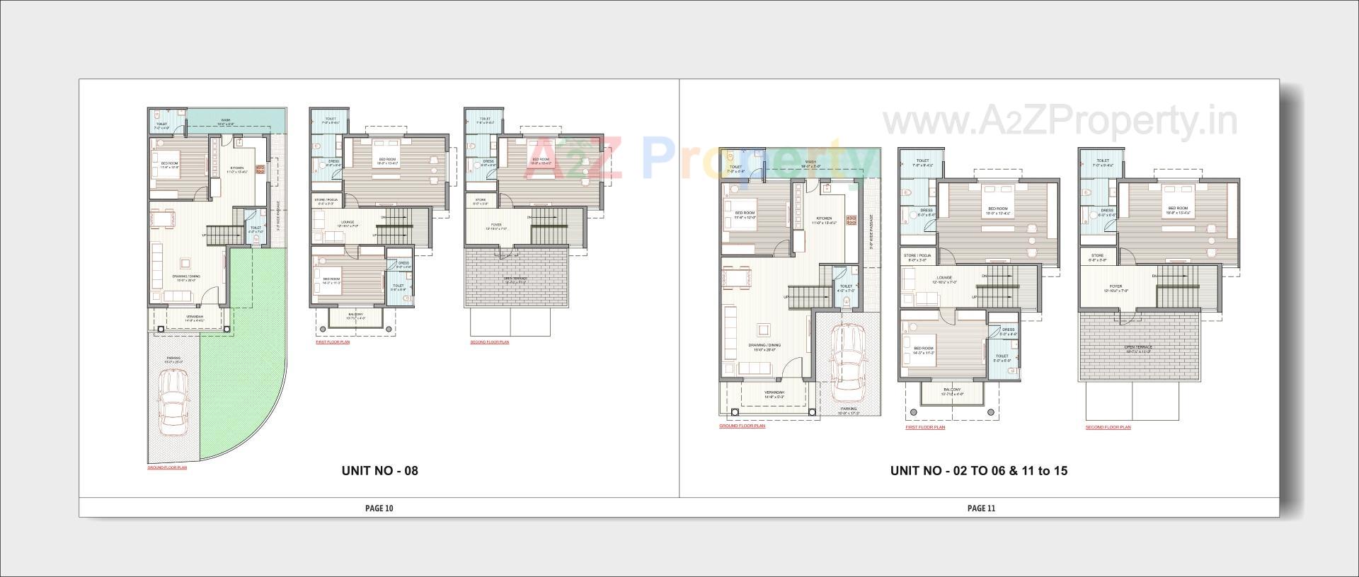 Layout of real estate project Swetayan Villa located at Hathijan, Ahmedabad, Gujarat