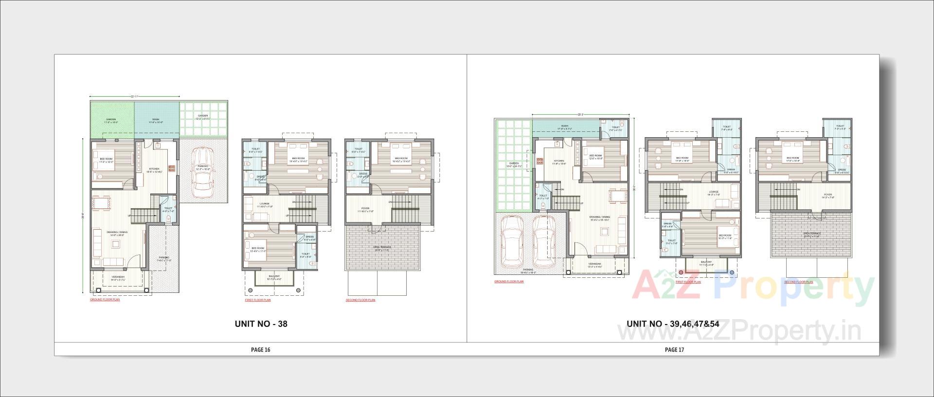Layout of real estate project Swetayan Villa located at Hathijan, Ahmedabad, Gujarat