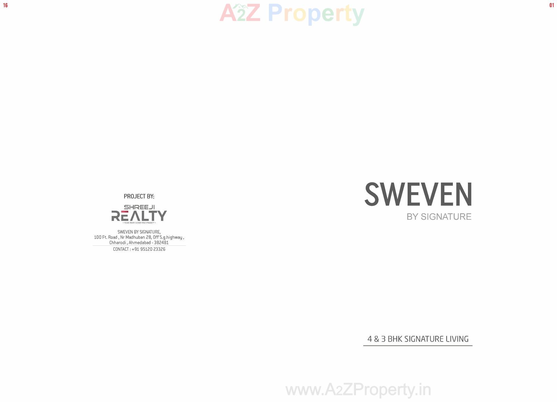  of real estate project Sweven By Signature located at Chharodi, Ahmedabad, Gujarat
