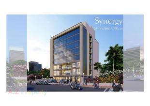 Elevation of real estate project Synergy located at Chhadawad, Ahmedabad, Gujarat