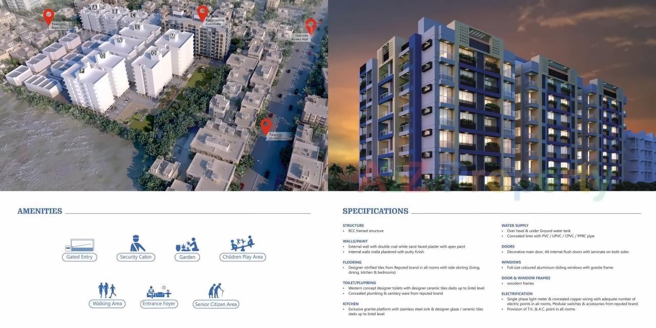  of real estate project Takshashila Colonials located at Rajpur-hirpur, Ahmedabad, Gujarat