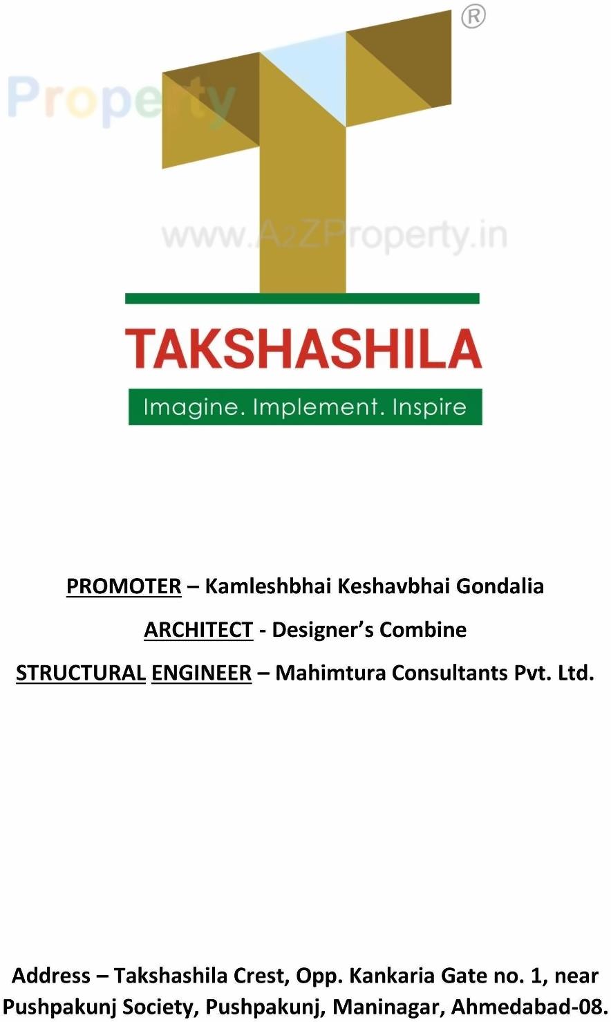  of real estate project Takshashila Crest located at Ahmedabad, Ahmedabad, Gujarat