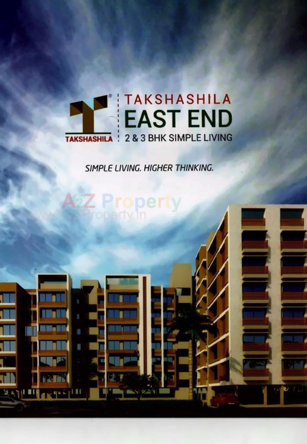 3D Elevation of real estate project Takshashila East End (block A) located at Maninagar, Ahmedabad, Gujarat