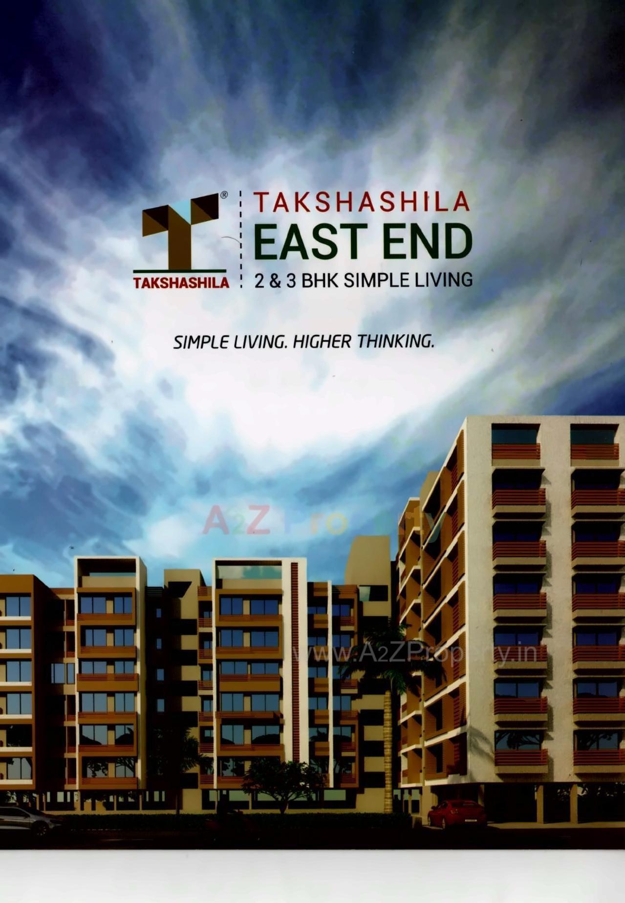 3D Elevation of real estate project Takshashila East End located at Gondal, Ahmedabad, Gujarat
