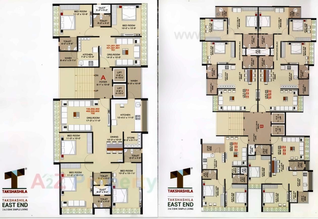 Layout of real estate project Takshashila East End located at Gondal, Ahmedabad, Gujarat