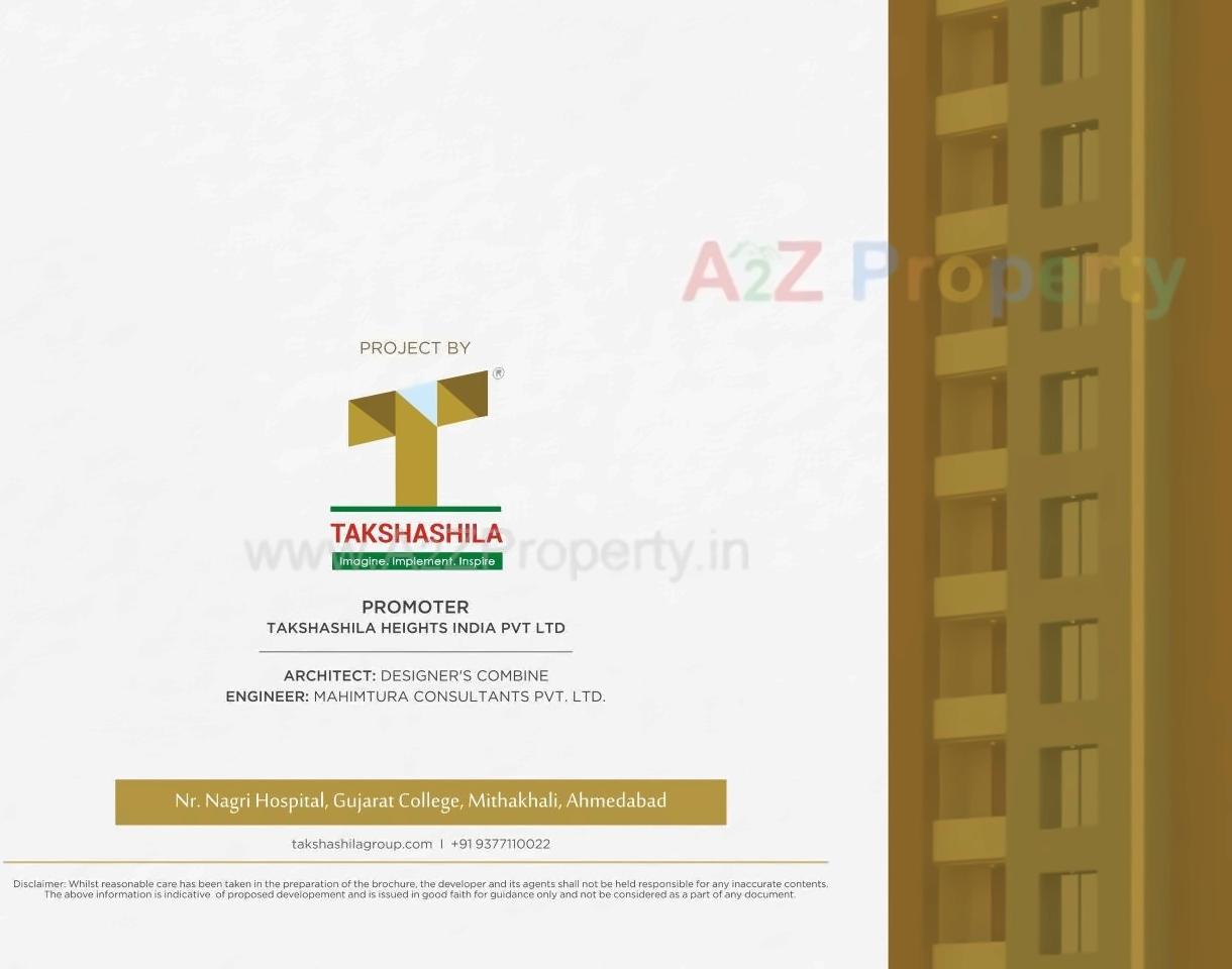  of real estate project Takshashila Elegna located at Chadavad, Ahmedabad, Gujarat