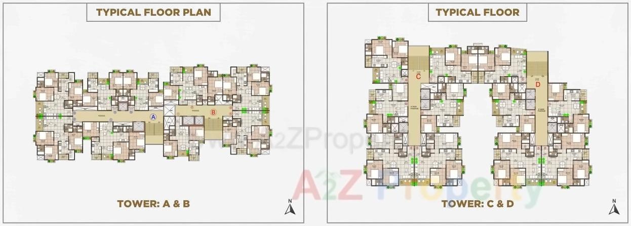 Layout of real estate project Takshashila Elegna located at Chadavad, Ahmedabad, Gujarat