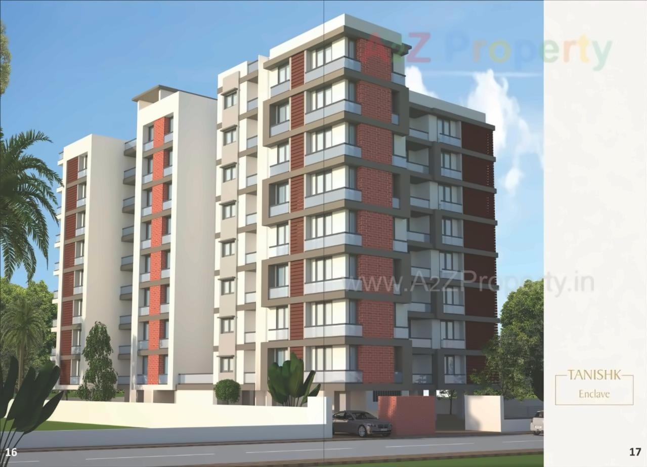 3D Elevation of real estate project Tanishk Enclave located at Motera, Ahmedabad, Gujarat