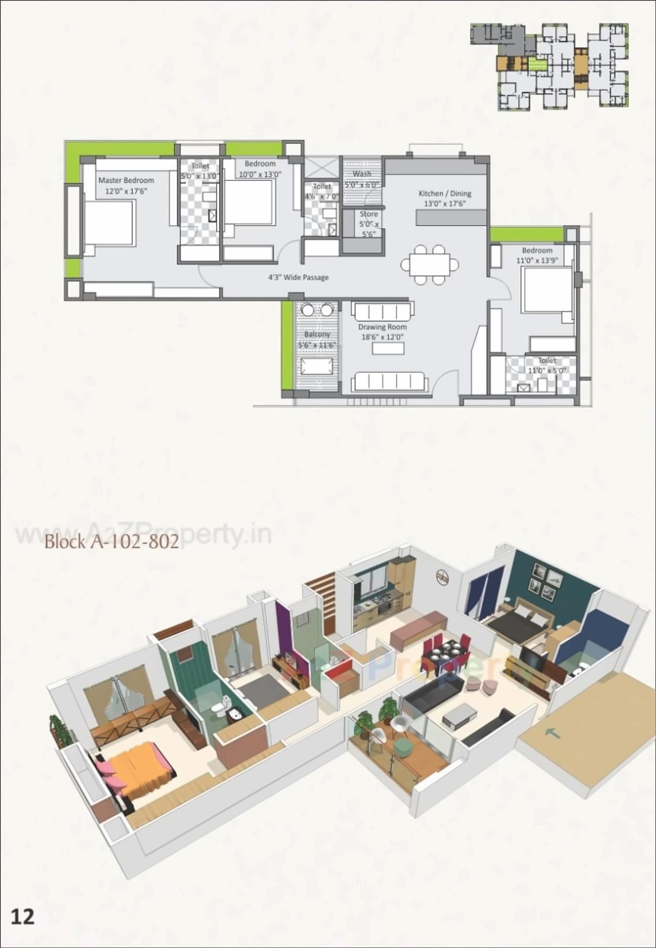 Layout of real estate project Tanishk Enclave located at Motera, Ahmedabad, Gujarat
