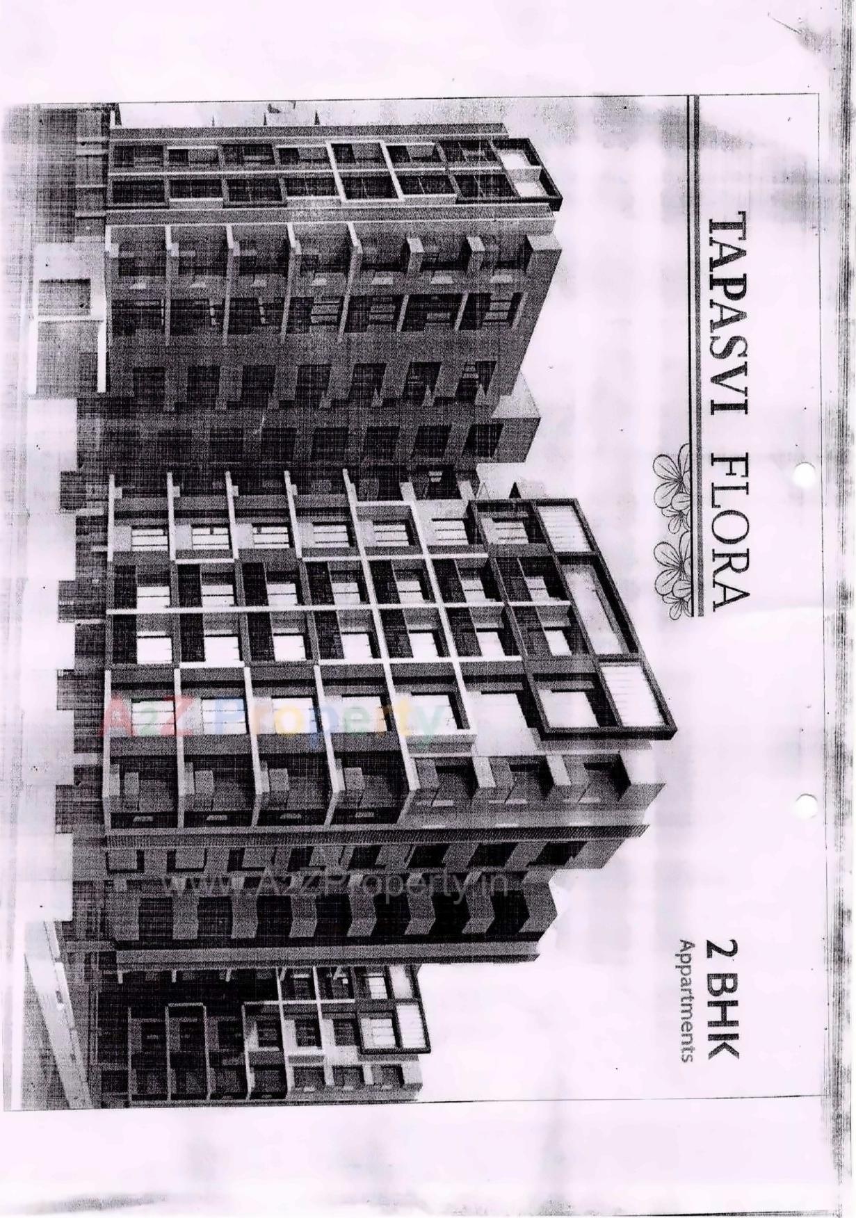 3D Elevation of real estate project Tapasvi Flora located at Ramol, Ahmedabad, Gujarat