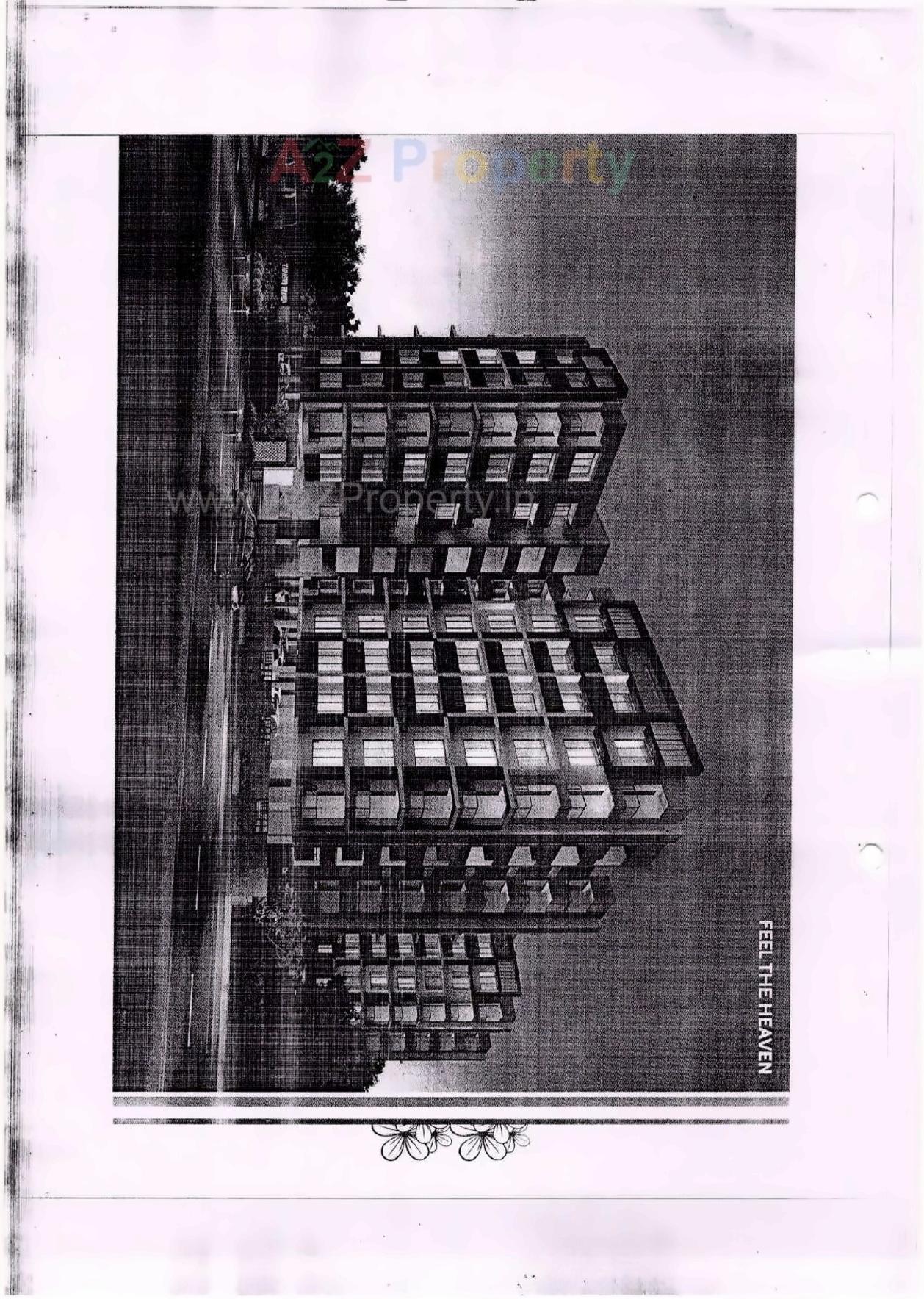 3D Elevation of real estate project Tapasvi Flora located at Ramol, Ahmedabad, Gujarat