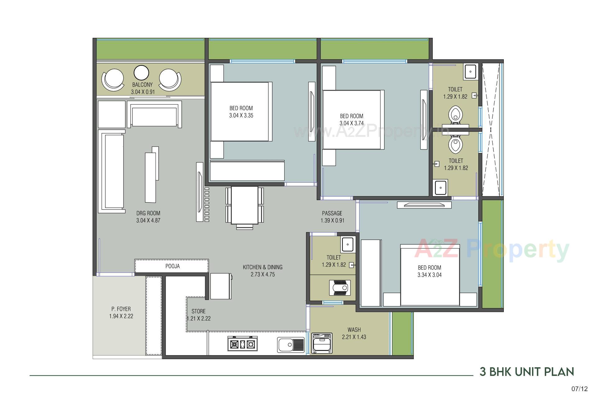 Layout of real estate project Tapovan The Space located at Vastral, Ahmedabad, Gujarat