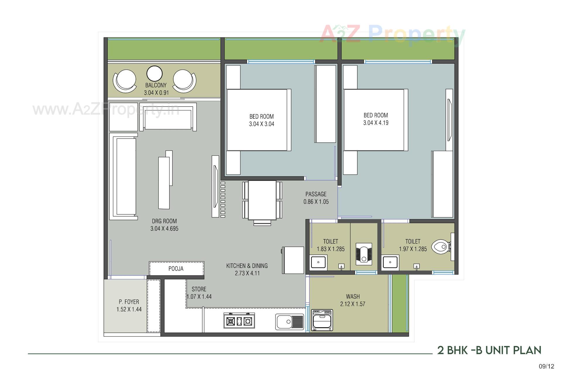 Layout of real estate project Tapovan The Space located at Vastral, Ahmedabad, Gujarat
