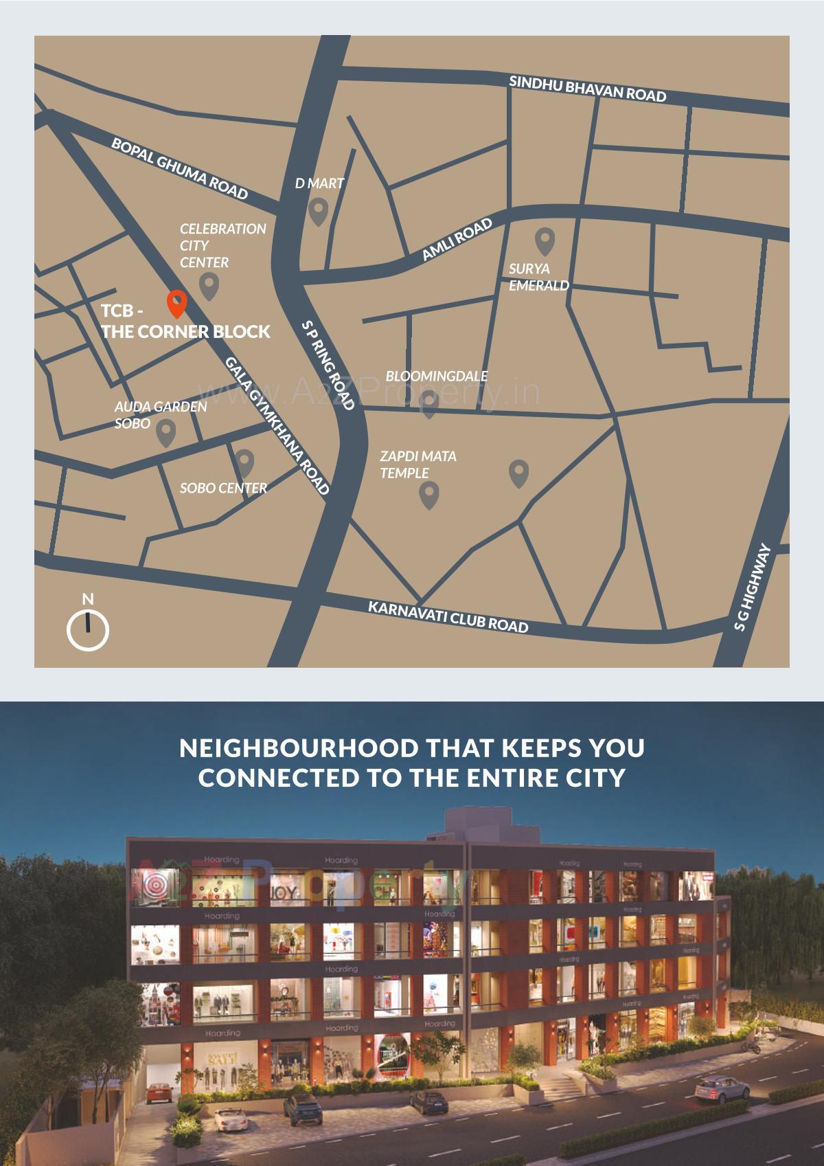  of real estate project Tcb  The Corner Block located at Ahmedabad, Ahmedabad, Gujarat