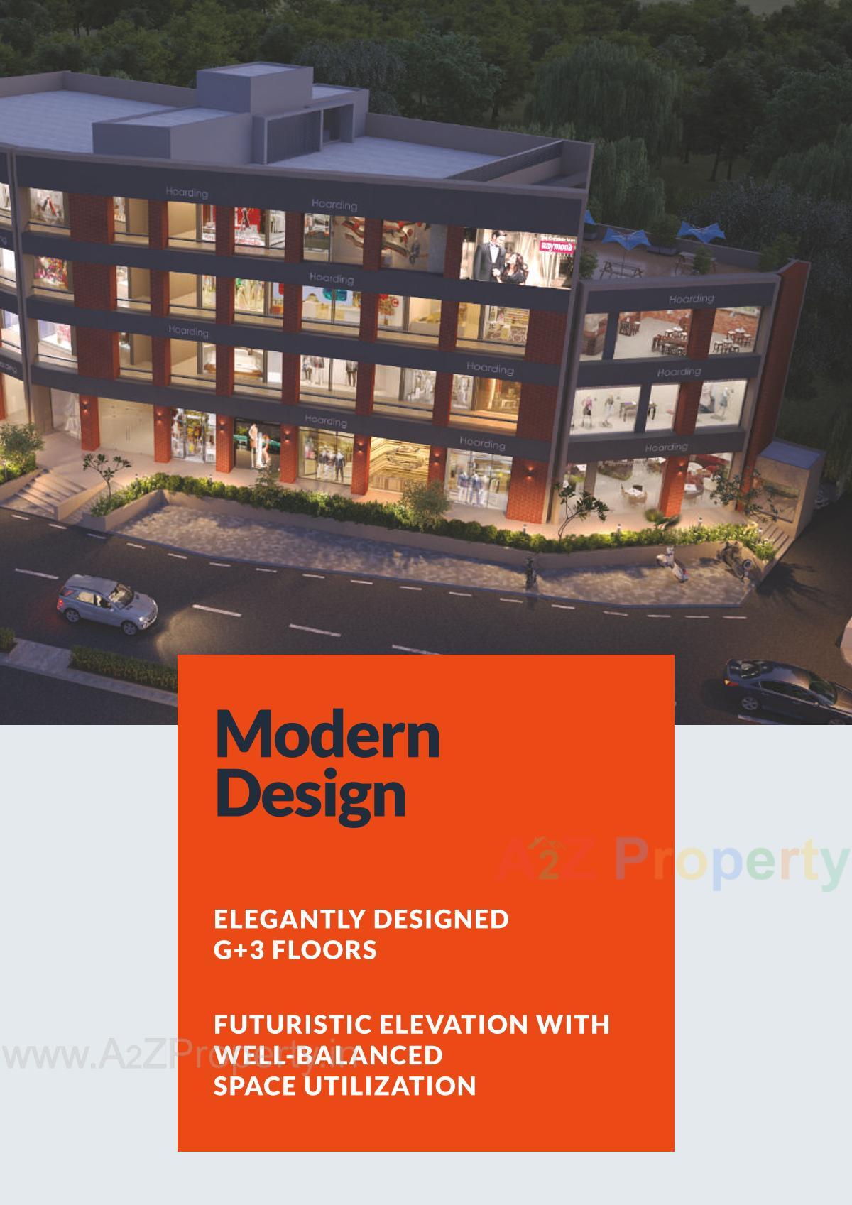 3D Elevation of real estate project Tcb  The Corner Block located at Ahmedabad, Ahmedabad, Gujarat