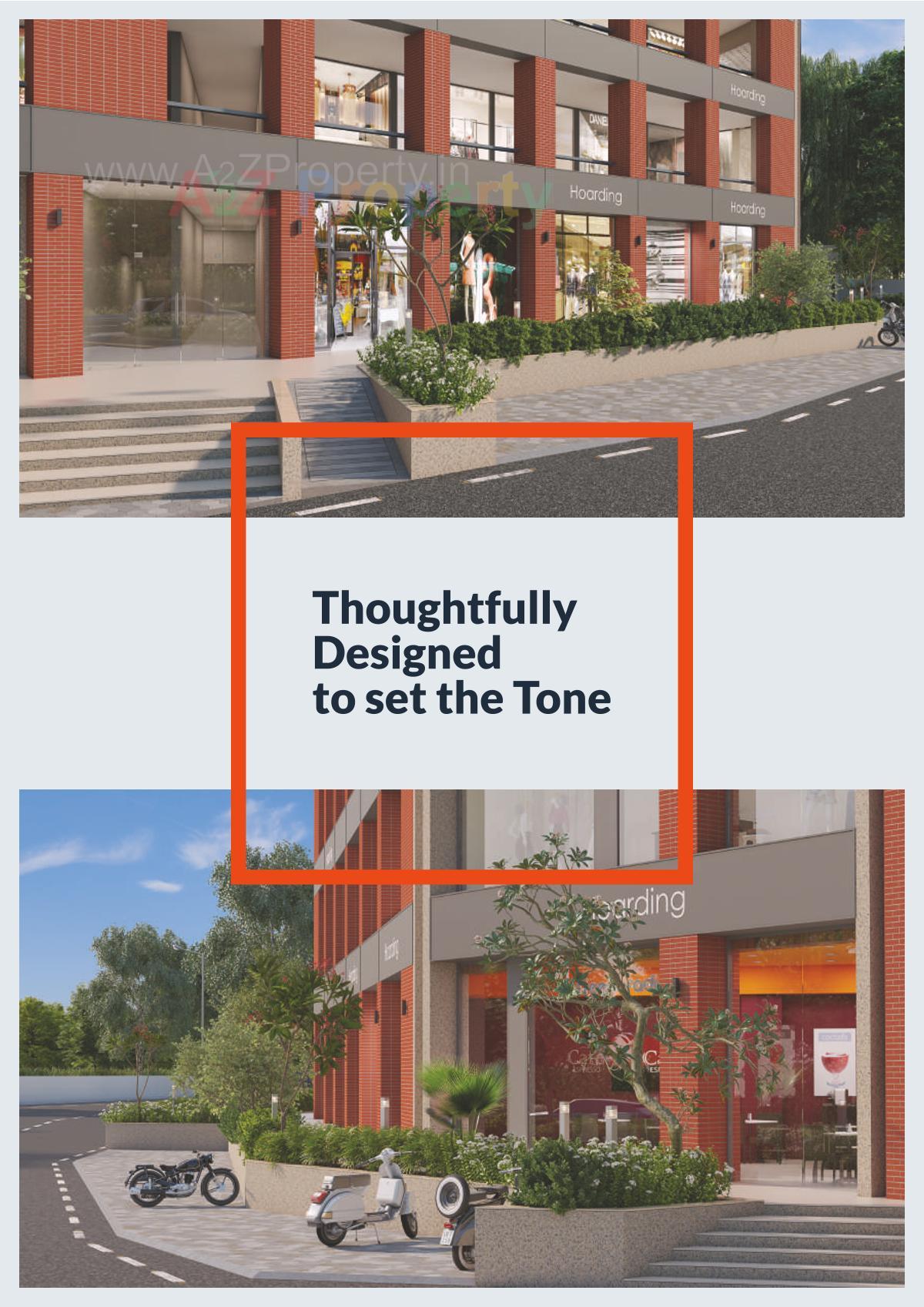 3D Elevation of real estate project Tcb  The Corner Block located at Ahmedabad, Ahmedabad, Gujarat