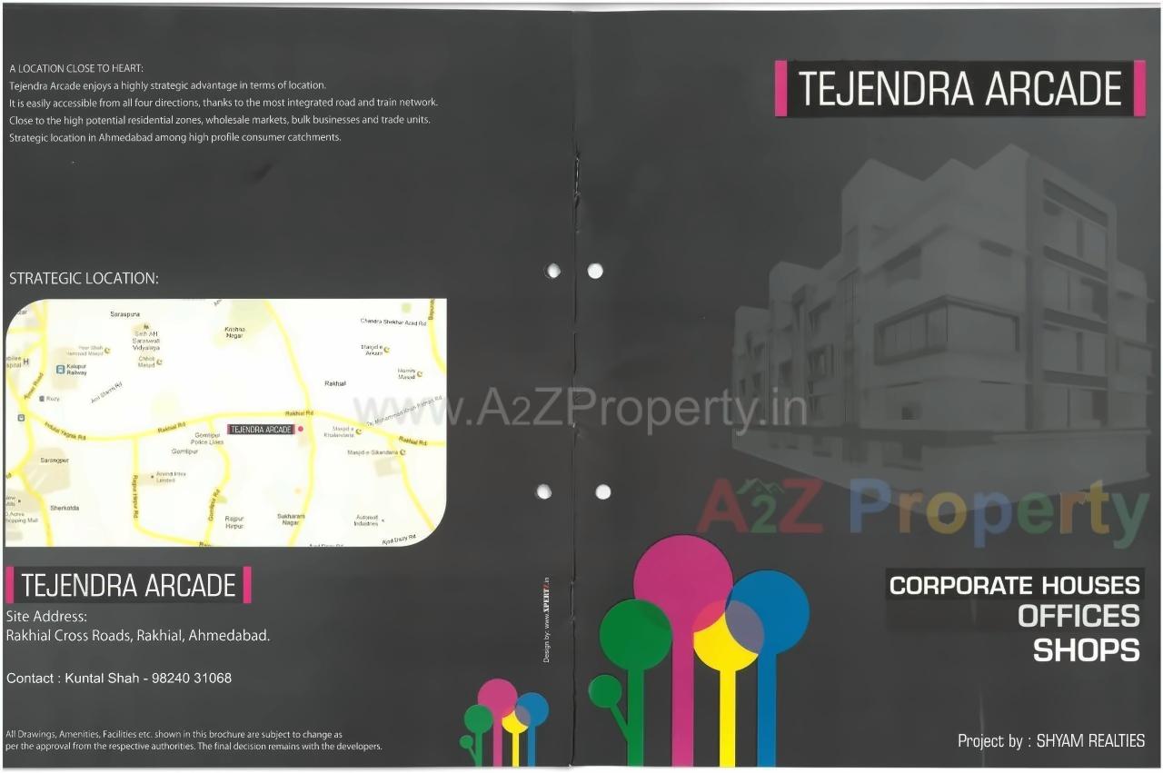  of real estate project Tejendra Arcade located at Rakhial, Ahmedabad, Gujarat
