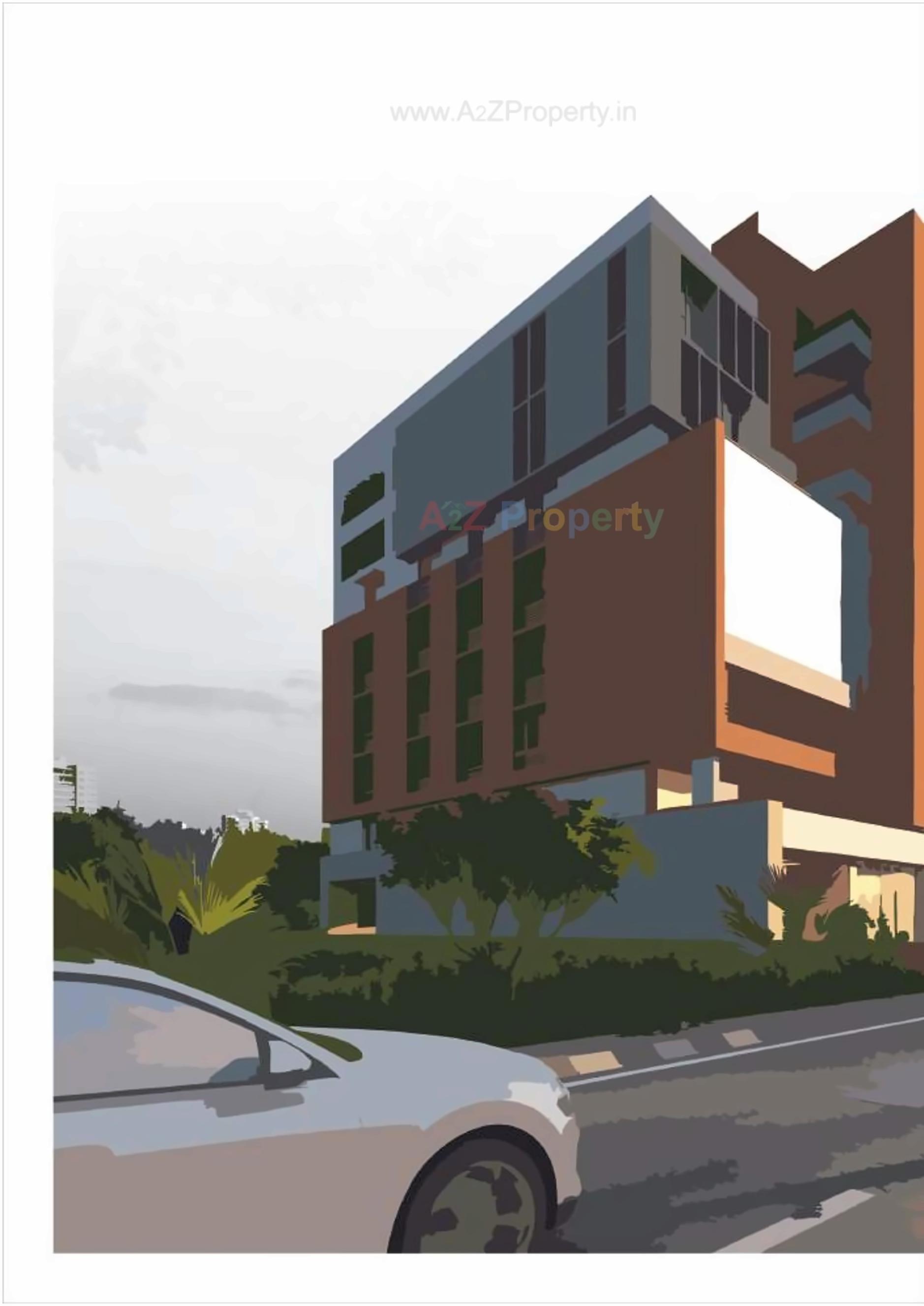 Layout of real estate project The located at Naranpura, Ahmedabad, Gujarat