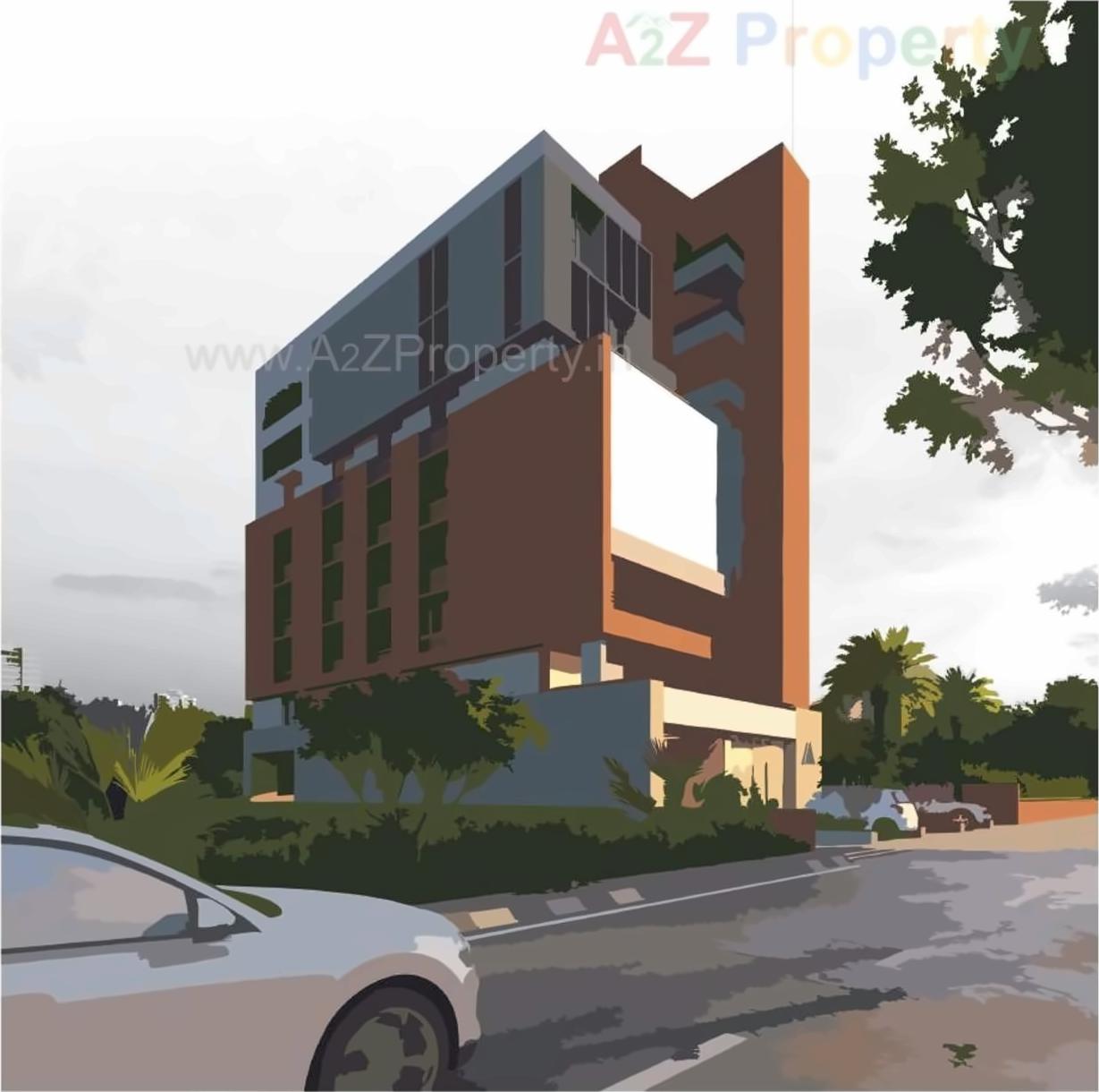 3D Elevation of real estate project The located at Naranpura, Ahmedabad, Gujarat