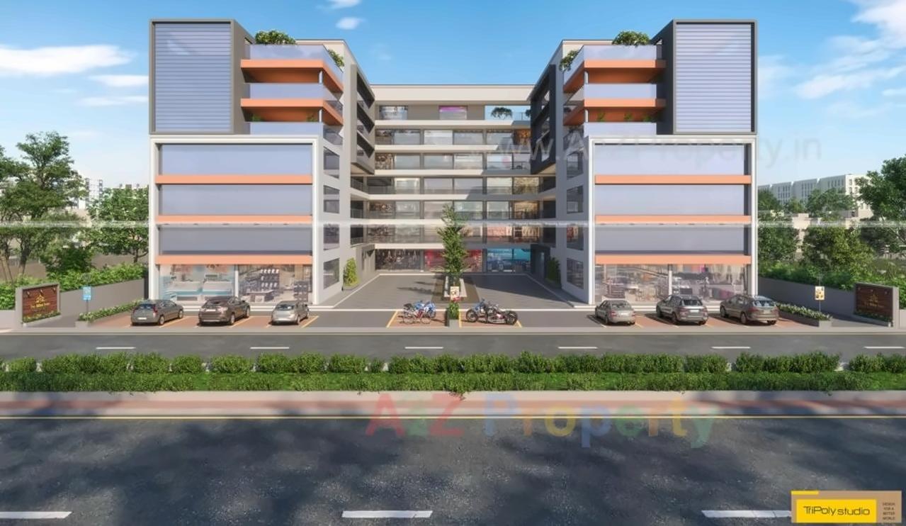 3D Elevation of real estate project The Allen Town located at Nikol, Ahmedabad, Gujarat