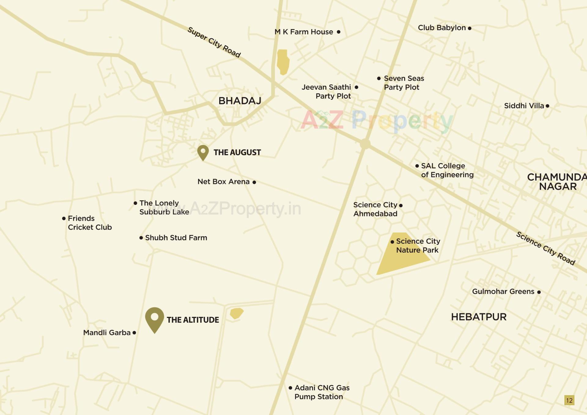  of real estate project The Altitude located at Bhadaj, Ahmedabad, Gujarat